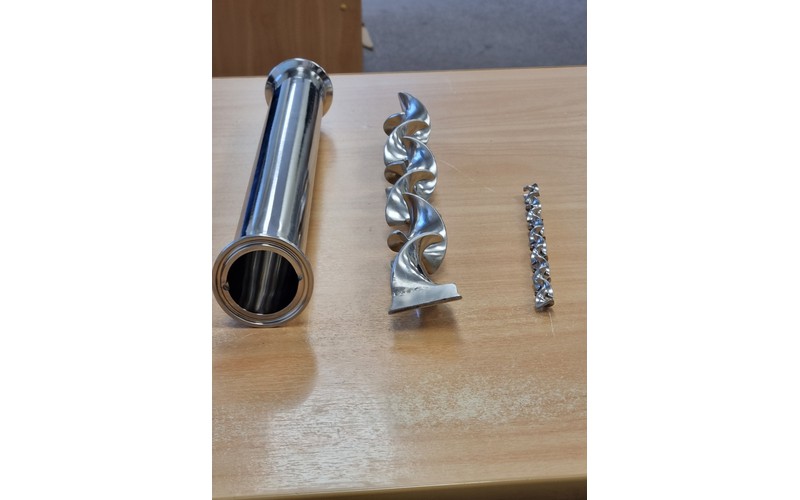 Inline Static Mixers Helical Elements HD Process NZ Ltd.